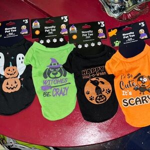 Black and Green Halloween Dog Clothing Set